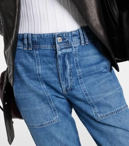 Citizens of Humanity Agni mid-rise twill tapered pants 4