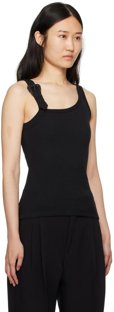 Versace Jeans Couture Black Buckle Tank Top