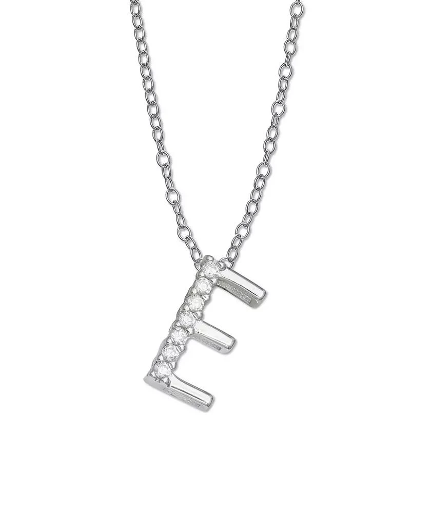Giani Bernini Cubic Zirconia Initial Pendant Necklace in Sterling Silver 1
