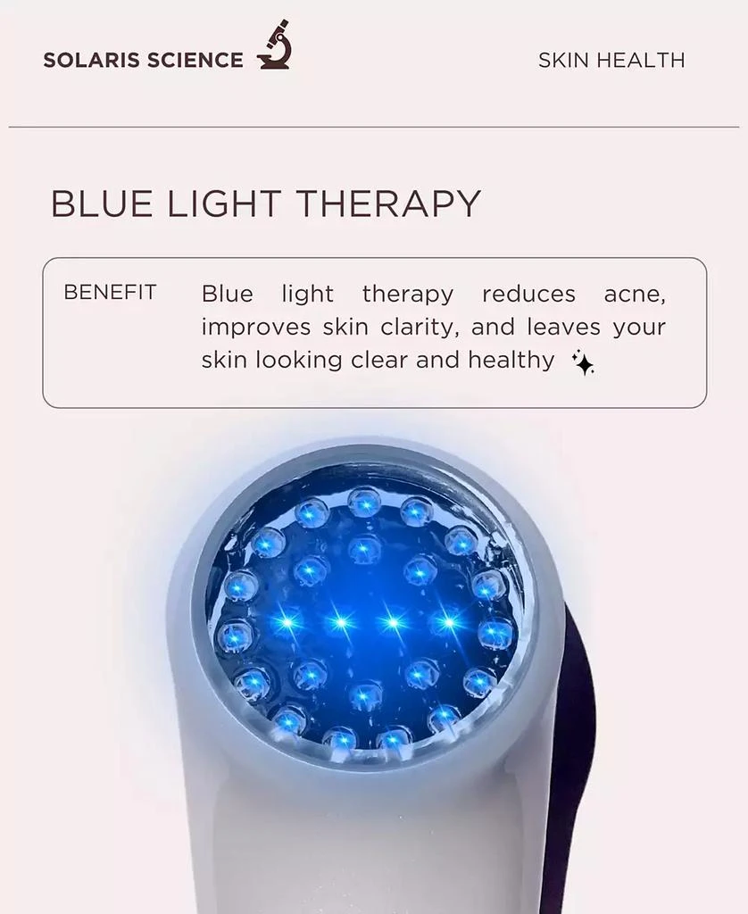 Solaris Laboratories NY Infrared + Red/Blue LED Facial Tool for Healthy Skin 3