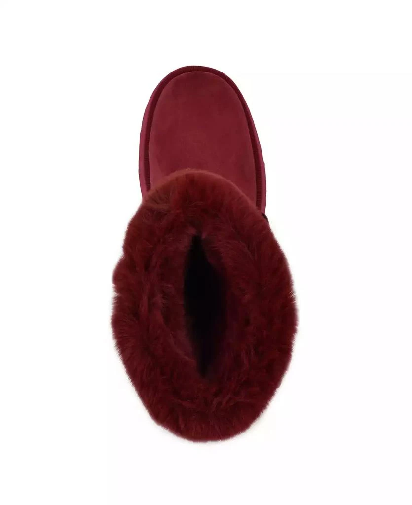 GUESS Women's Denla Cold Weather Faux Fur Cozy Booties 4