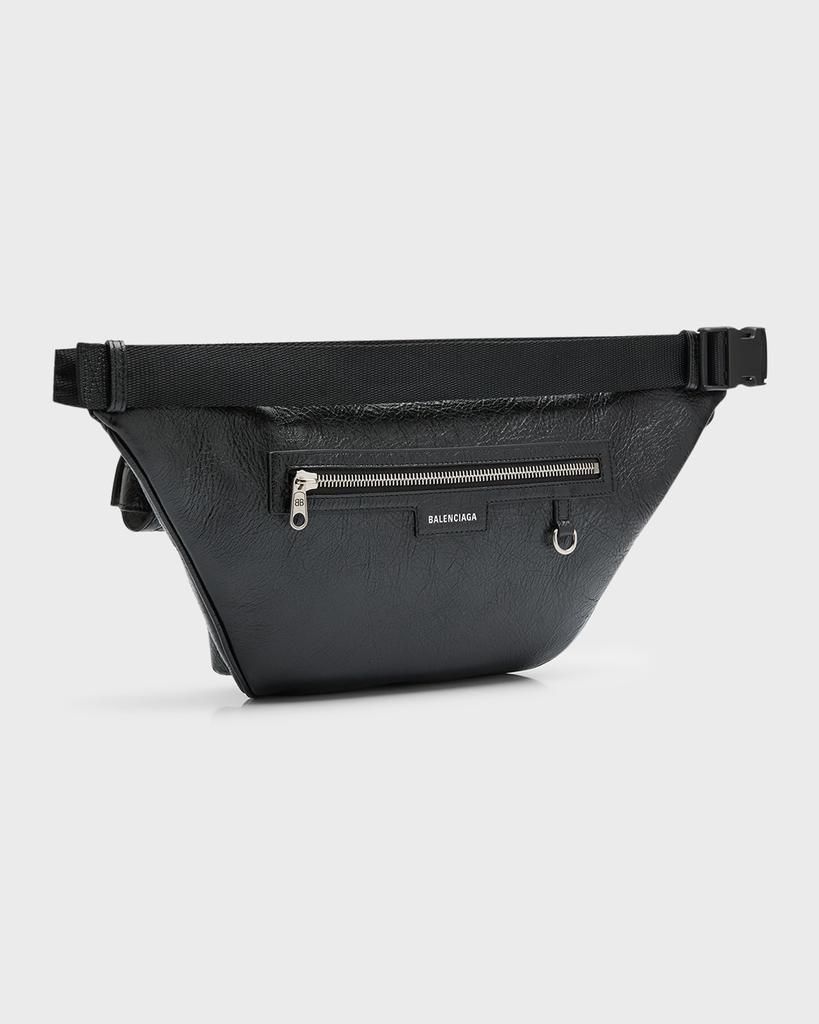 Balenciaga Men's Superbusy Leather Belt Bag - Bum Bags - Free