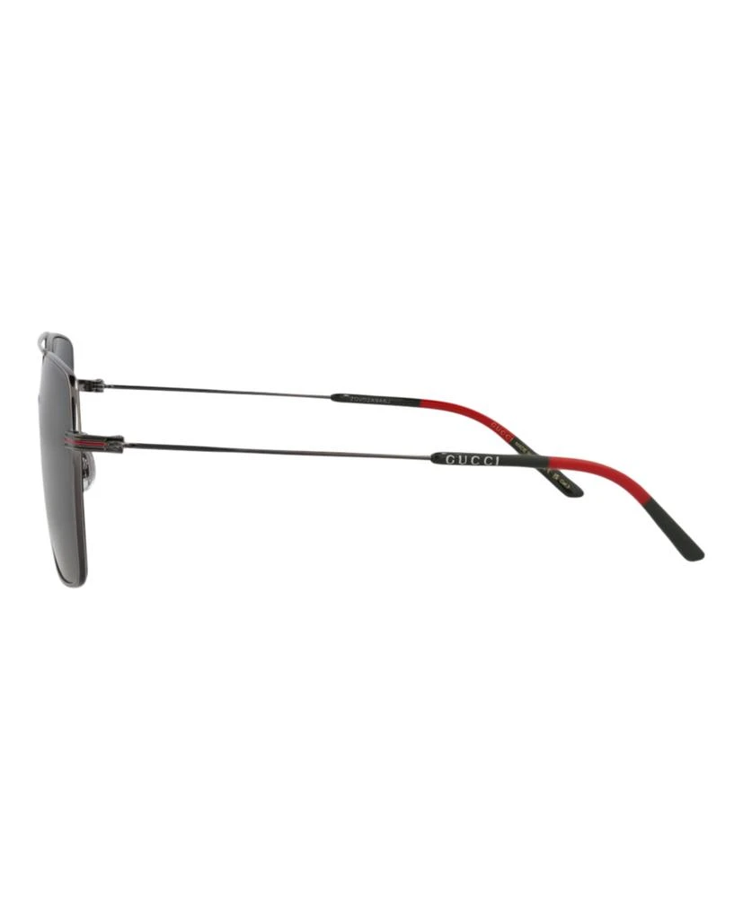 Gucci Aviator-Frame Metal Sunglasses 3
