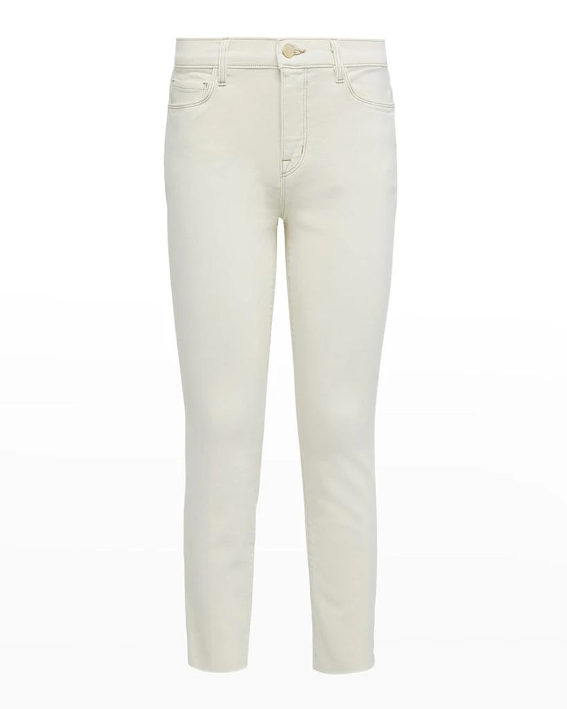 L'Agence Sada High-Rise Crop Slim Jeans 1
