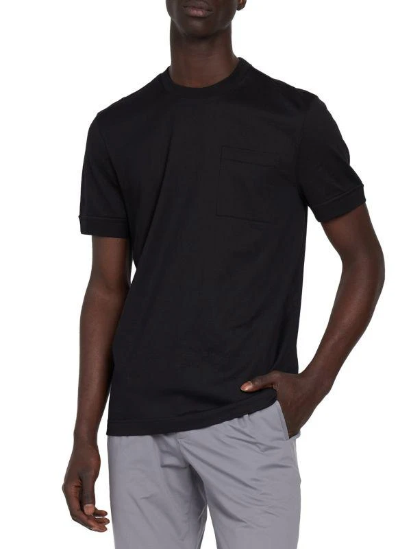 KNT by Kiton Solid Crewneck T-Shirt 3