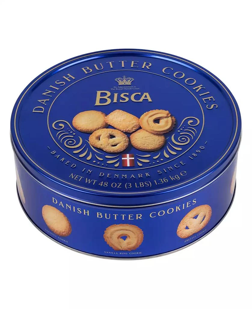 Bisca Danish Butter Cookie Tin, 3 lbs.