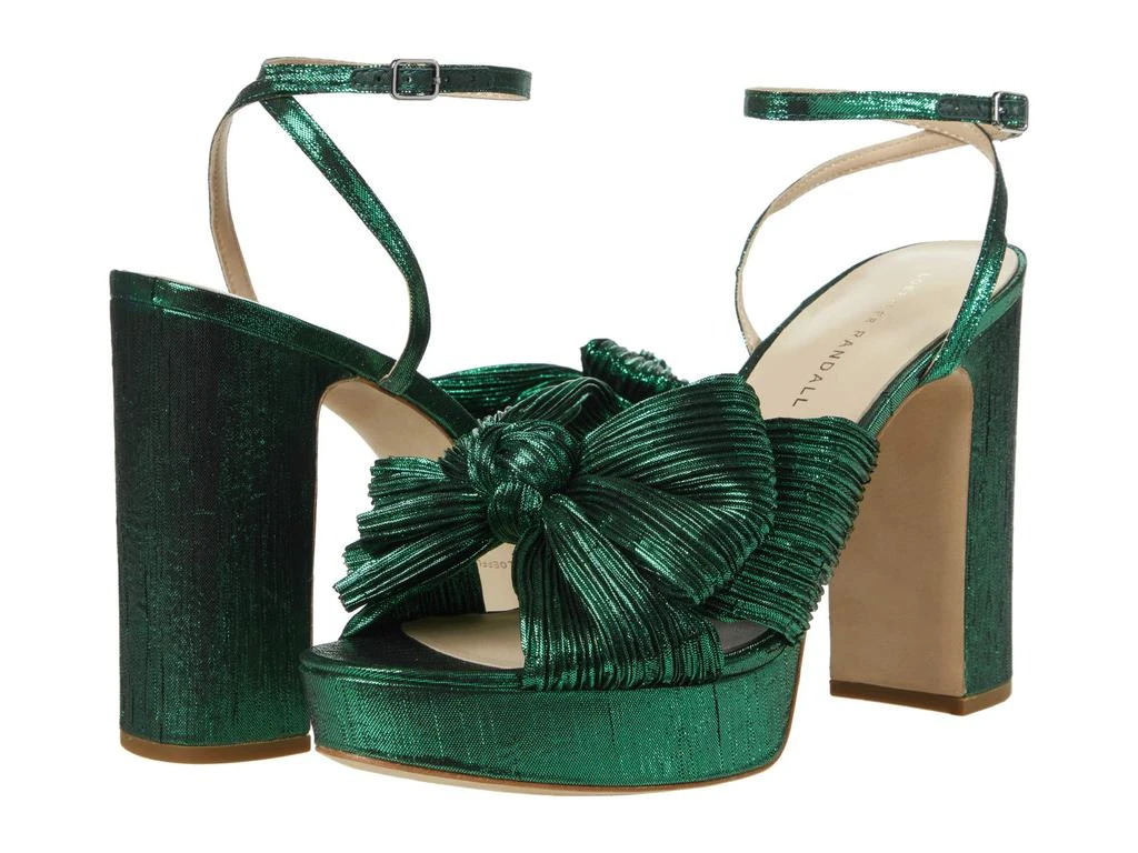 Loeffler Randall Natalia Pleated Platform Sandals 1