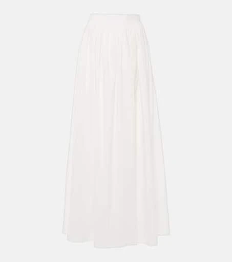 Adriana Degreas Cotton poplin maxi skirt 1