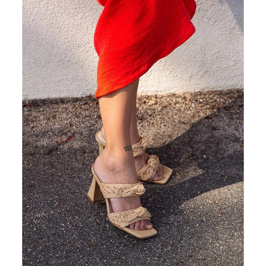 Dolce Vita Niyah Heels Lt Natural Raffia 2