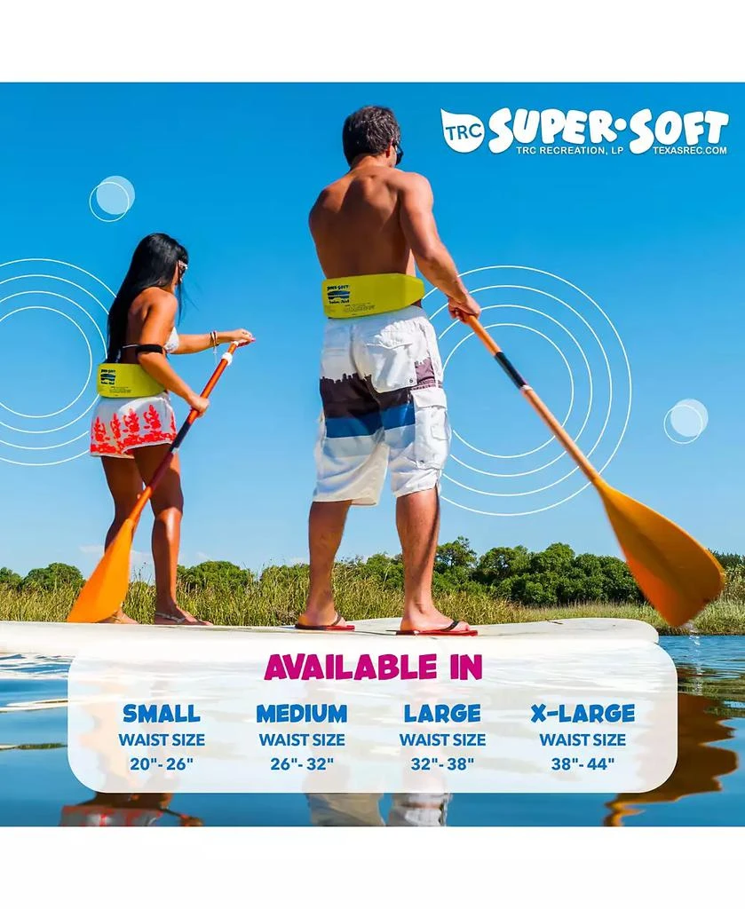 TRC Recreation Super Soft XL Promotional Swim Aid Ski Buoyancy Belt, Yellow 2