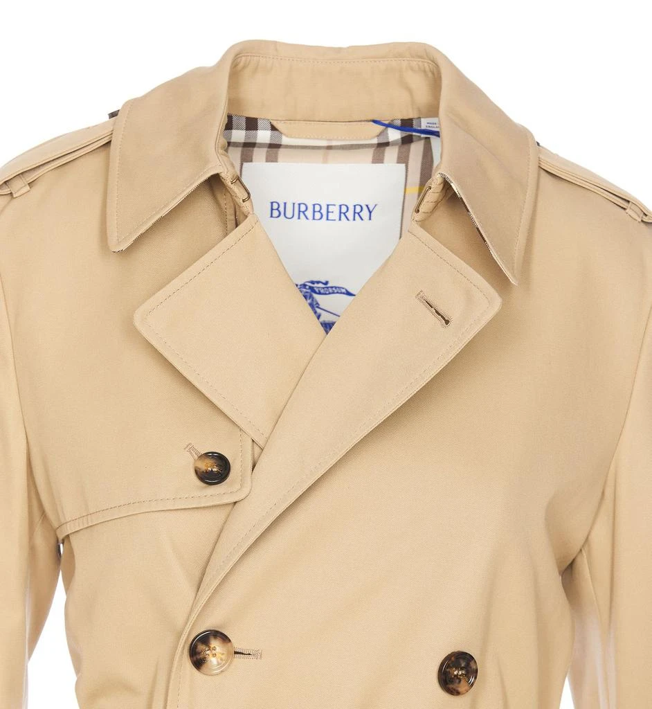 Burberry Burberry Double-Breasted Belted Trench Jacket 4