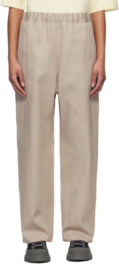 SOFIE D'HOORE Taupe Plof Trousers 1