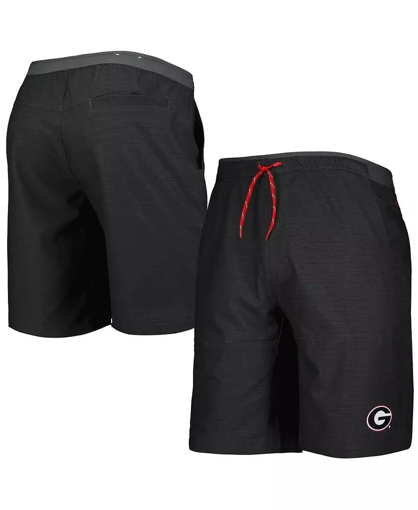 Columbia Men's Charcoal Georgia Bulldogs Twisted Creek Omni-Shade Omni-Shield Shorts 1