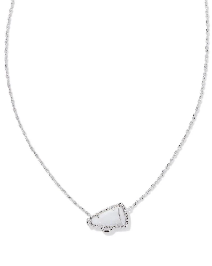 Kendra Scott Cheer Short Pendant Necklace In White Mother Of Pearl 1