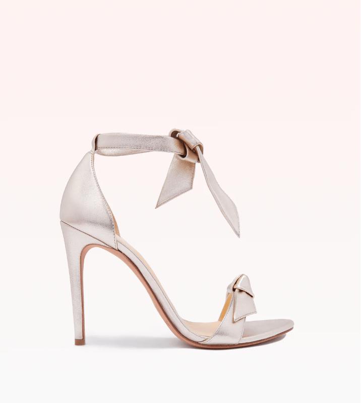 Alexandre Birman Clarita 100 Sandal Metallic Golden