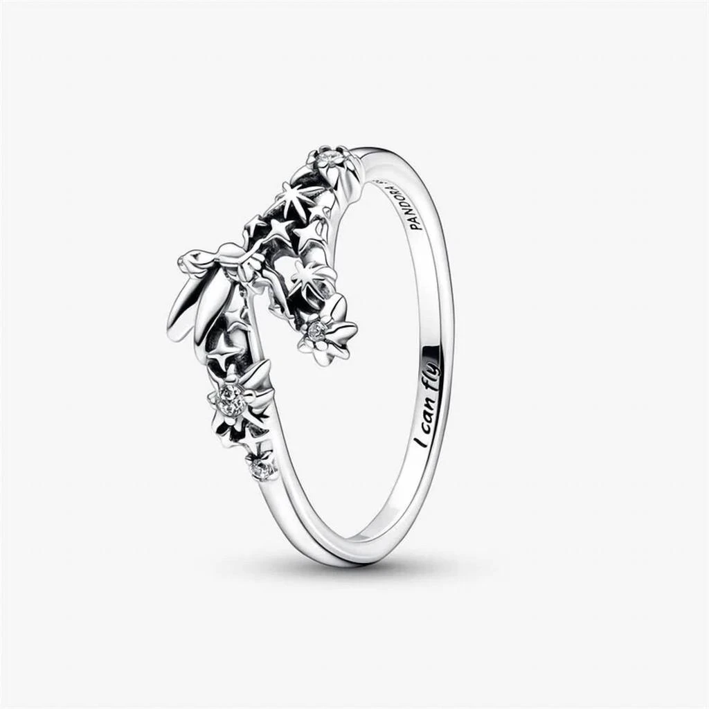 PANDORA Disney Tinker Bell Sparkling Ring In Silver
