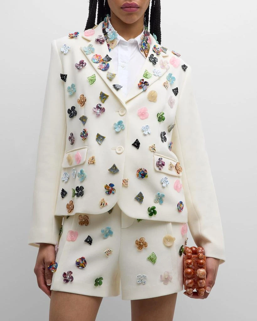 Libertine Button Town Embellished Single-Breasted Short Jacket 4