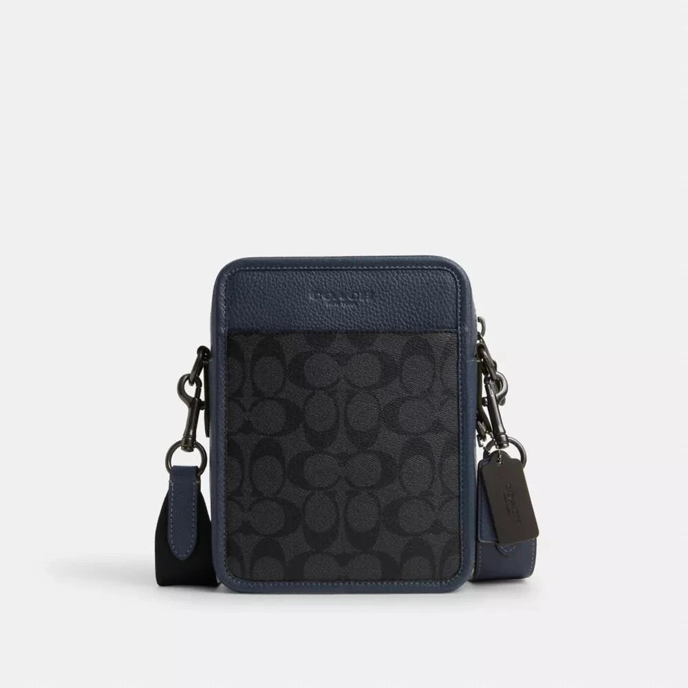 Coach Sullivan Crossbody In Colorblock Signature Canvas 1