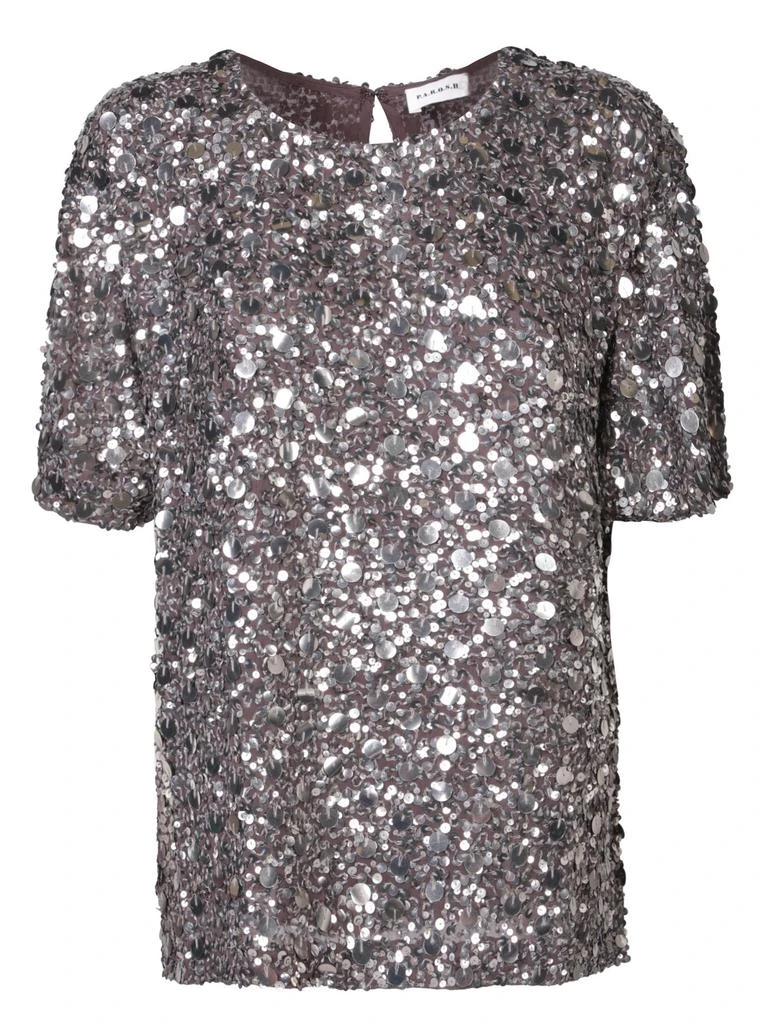 P.A.R.O.S.H. P.A.R.O.S.H. Sequin Embellished Blouse 1