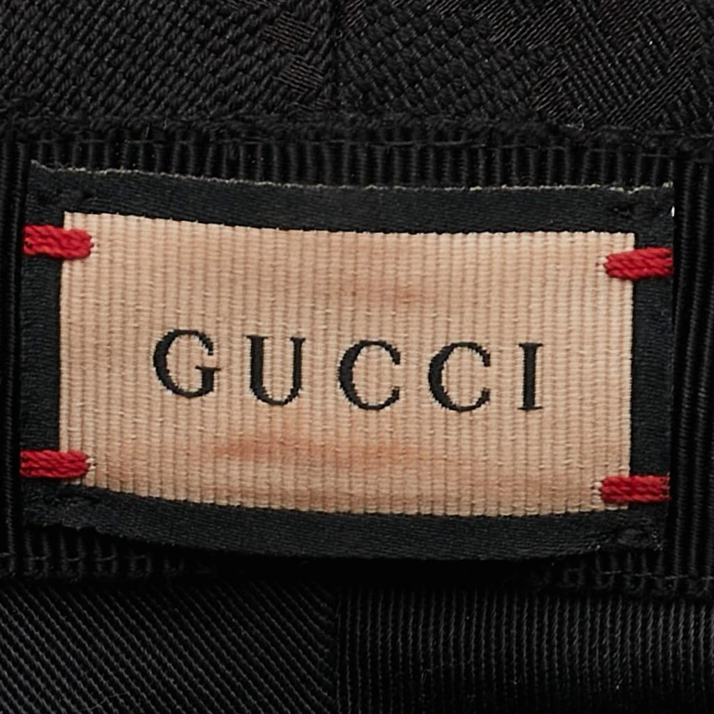 Gucci Gucci Black GG Supreme Canvas Bucket Hat M 5