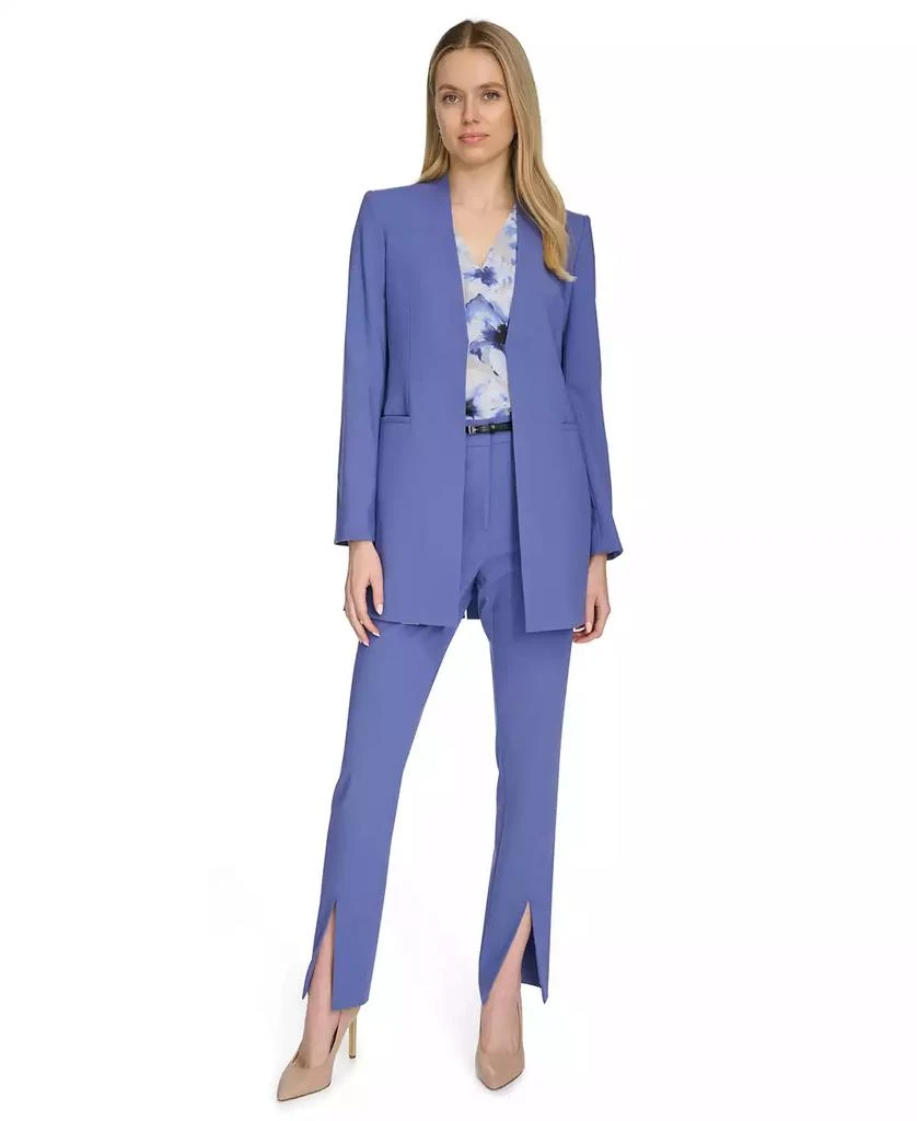 Calvin Klein Women's Lux Open-Front Blazer 4