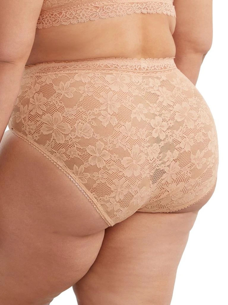 Bare Women's The Soft Stretch High-Waist Lace Brief 2