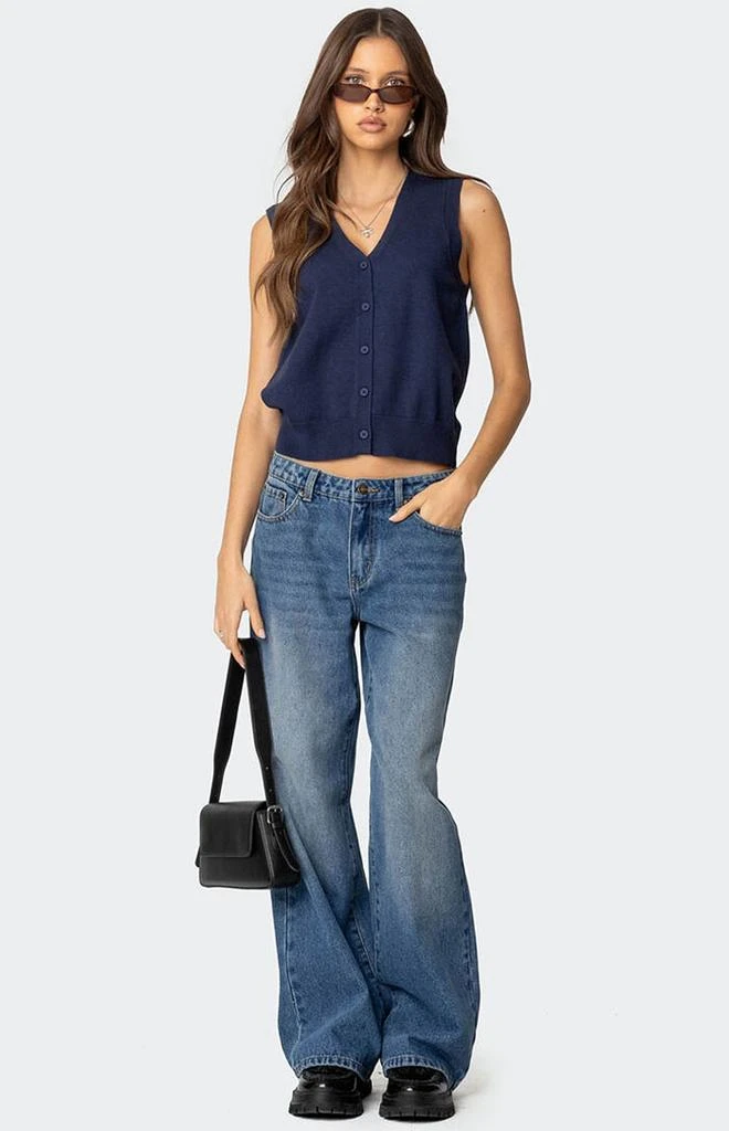 Edikted NYC Washed Low Rise Jeans 3