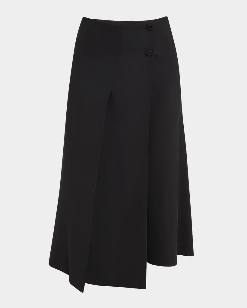 Loro Piana Alida Cady Soraya Silk Skirt 1