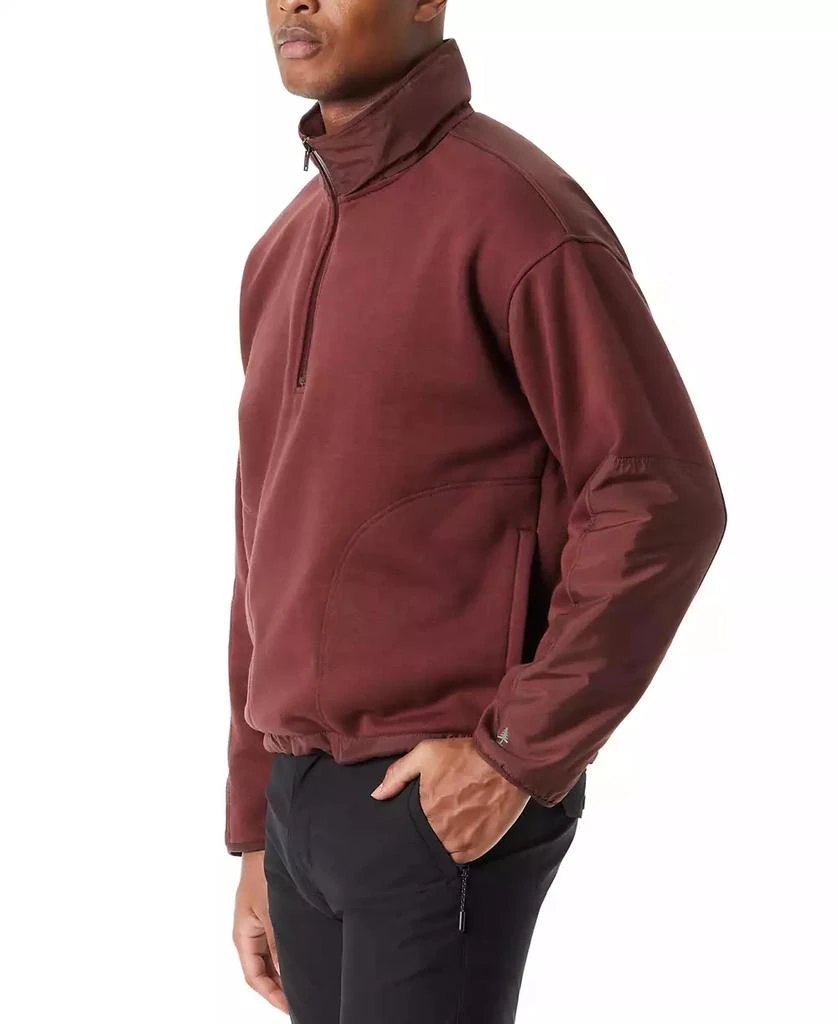 BASS OUTDOOR Men's Regular-Fit Convertible Hood 1/4-Zip Sweatshirt 2