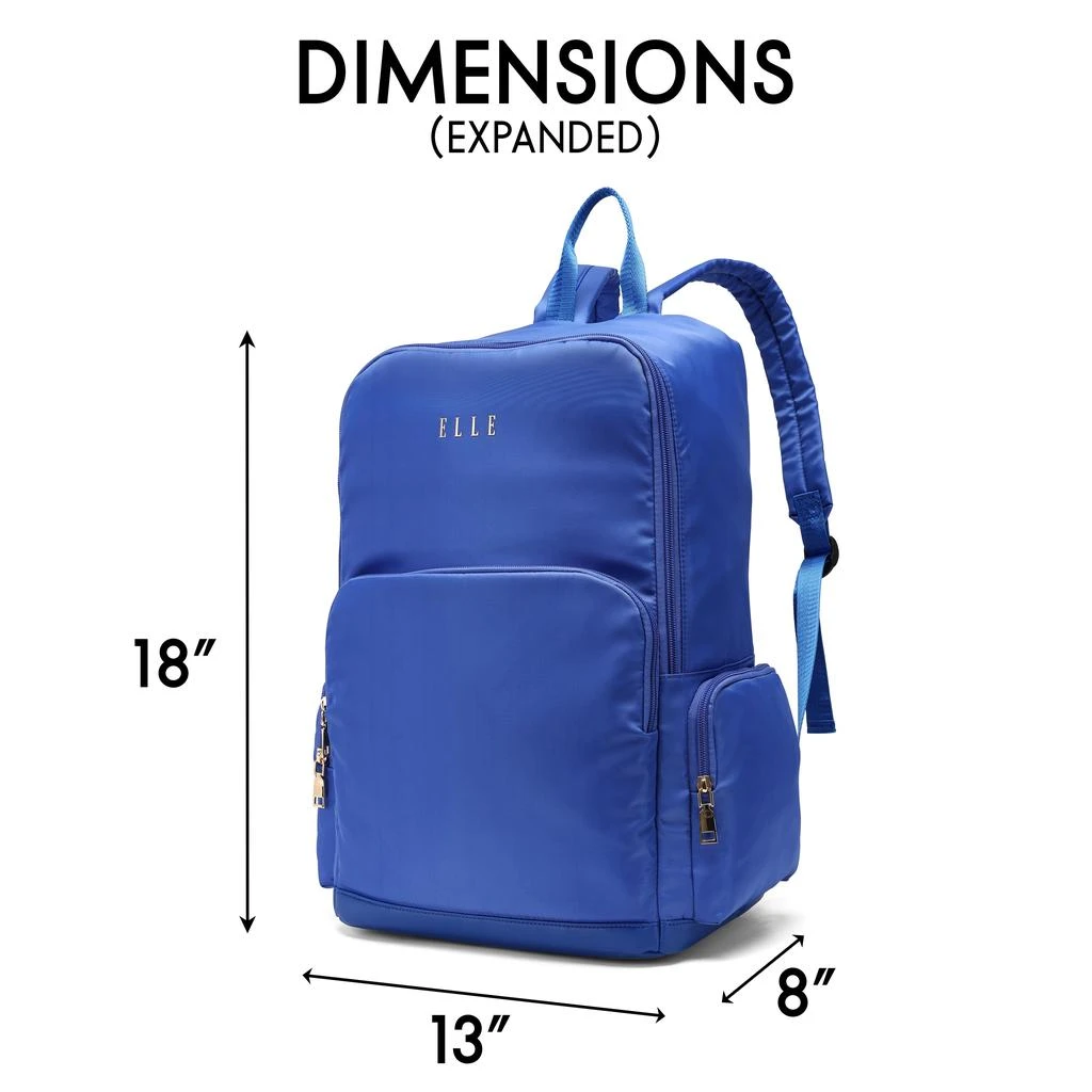 ELLE Rendezvous 25L Twill Backpack | Blue 5