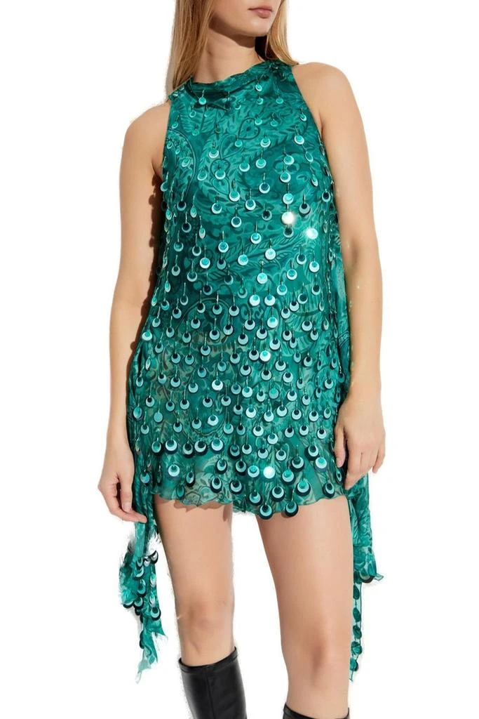 ETRO Etro Sequin Embroidery Mini Dress 2