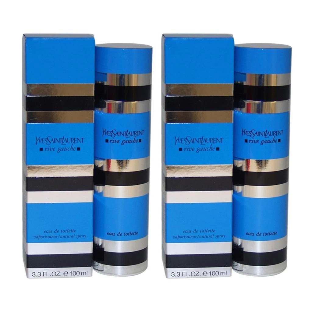 Yves Saint Laurent 3.3 oz Rive Gauche EDT Spray for Women - Pack of 2 1
