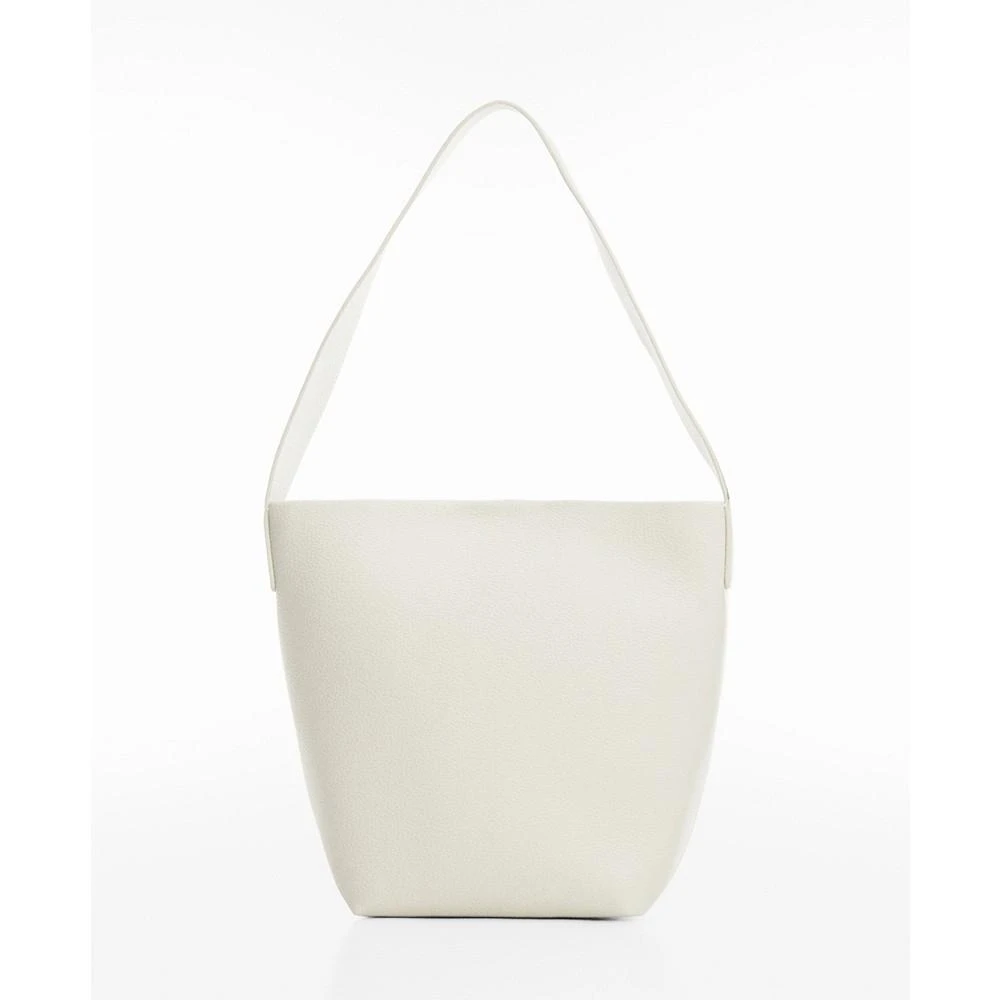 Mango Women's Leather Effect Bucket Bag 1
