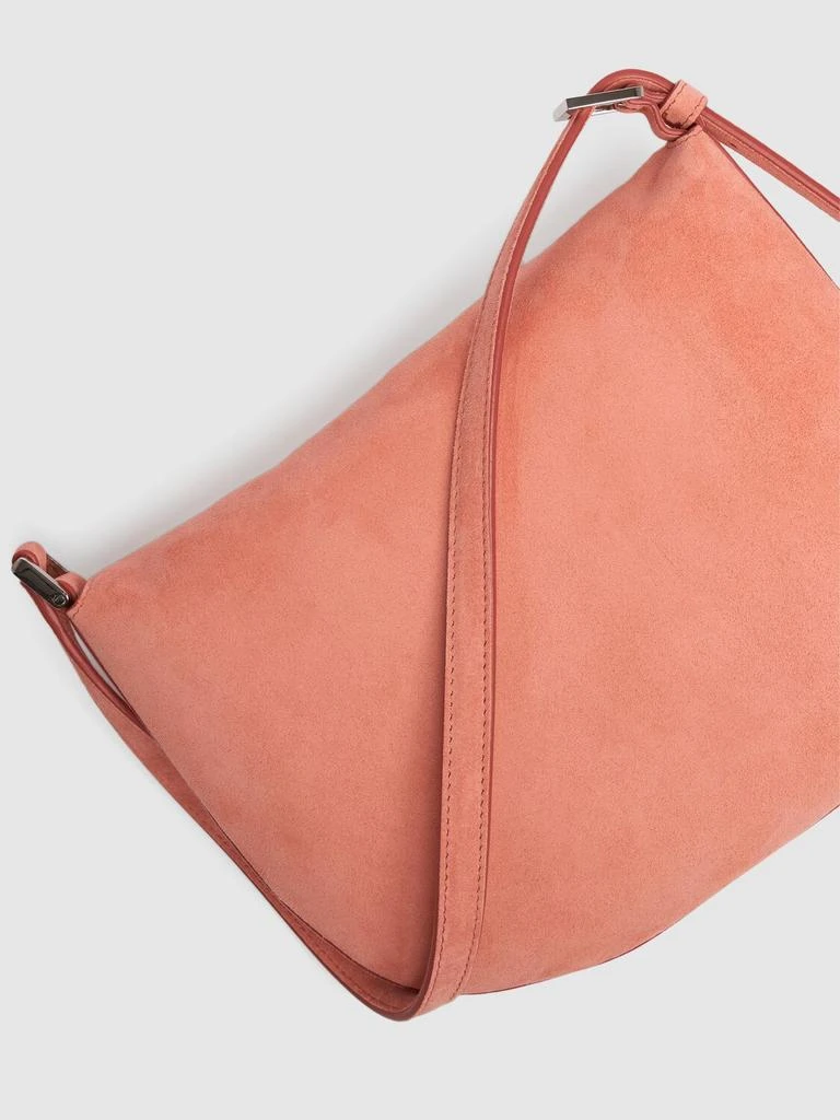 SAVETTE The Small Tondo Suede Hobo Bag 4