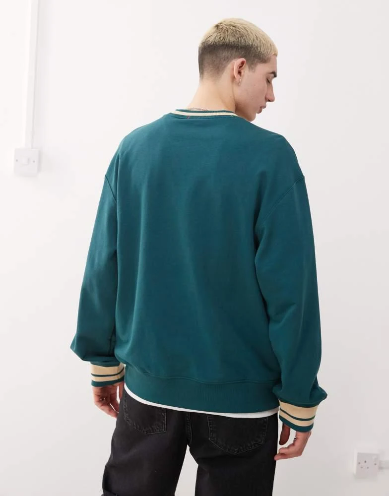 CHAMPION Champion unisex College crewneck sweatshirt in green 4
