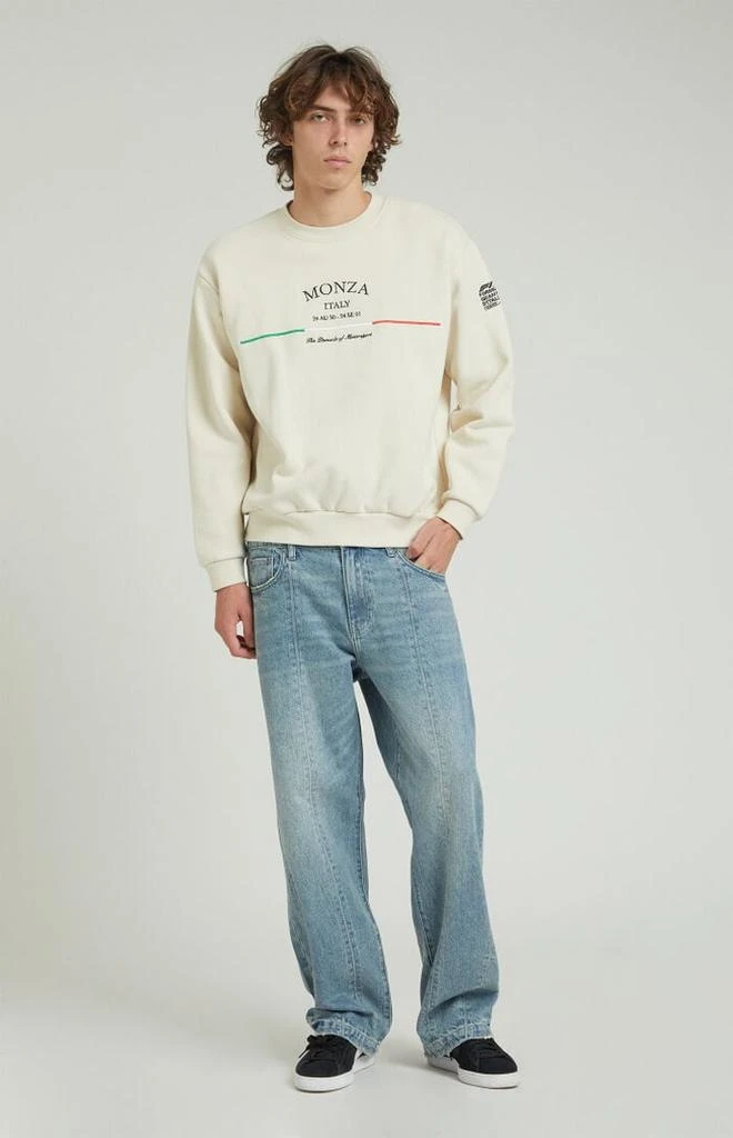 PacSun Dylan Pieced Baggy Jeans Medium Blue 1