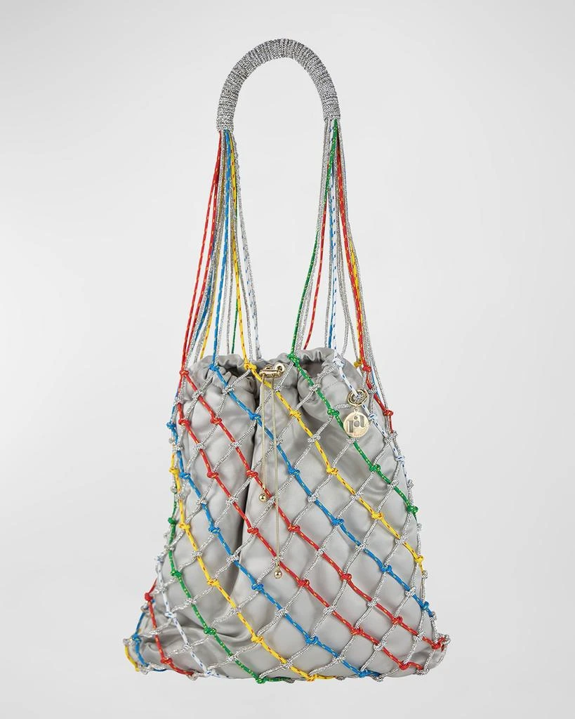 ROSANTICA Nodi XL Multicolor Net Shoulder Bag 1