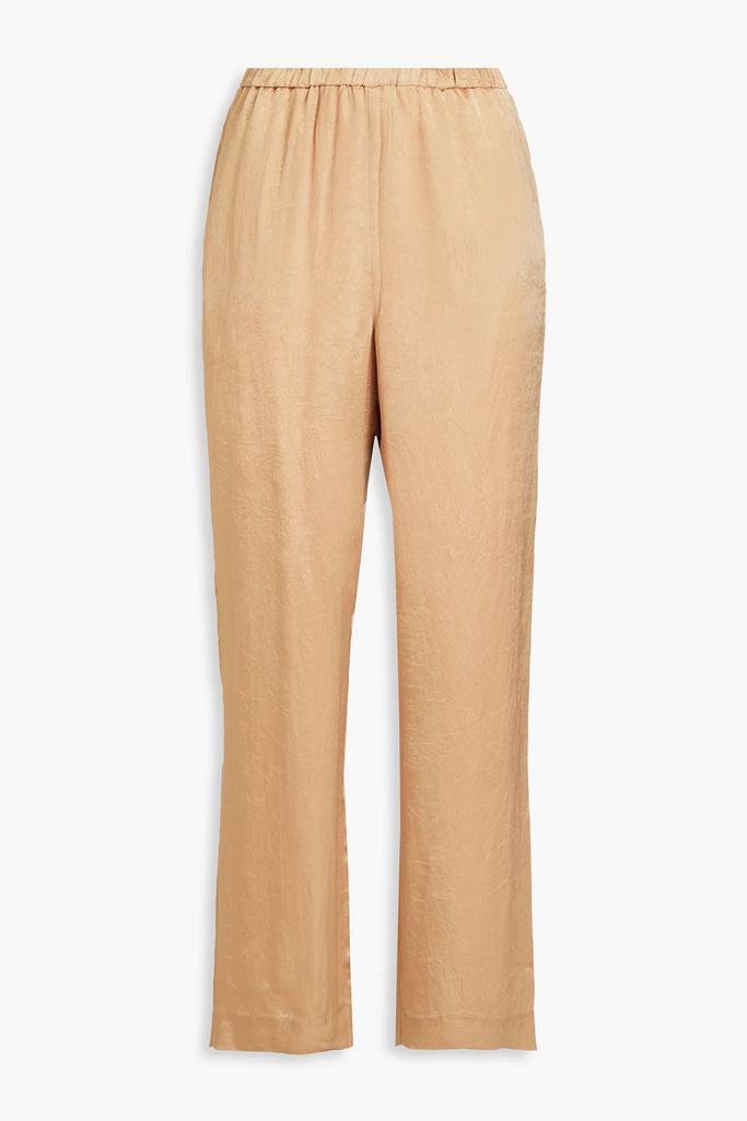 Solid & Striped The Ellis crinkled-satin straight-leg pants