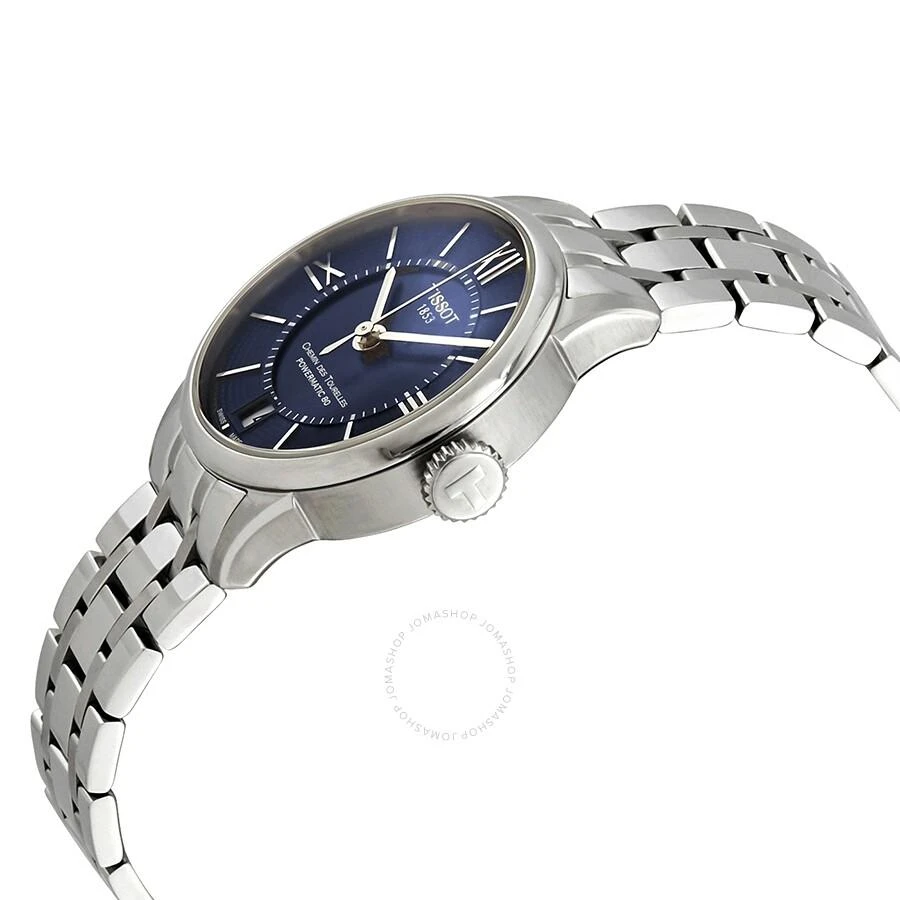 Tissot Chemin Des Tourelles Automatic Blue Dial Ladies Watch T099.207.11.048.00 2