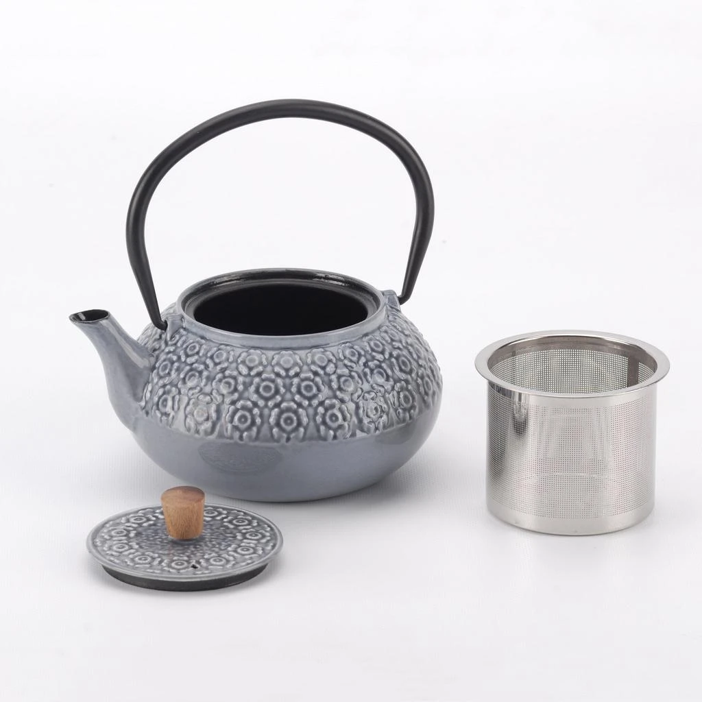 MNML Enameled Cast Iron Teapot - Sakura 4