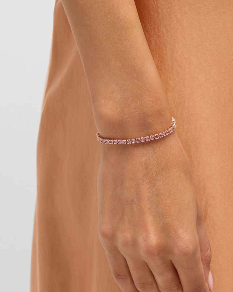 Graziela Gems Pink Sapphire Tennis Bracelet