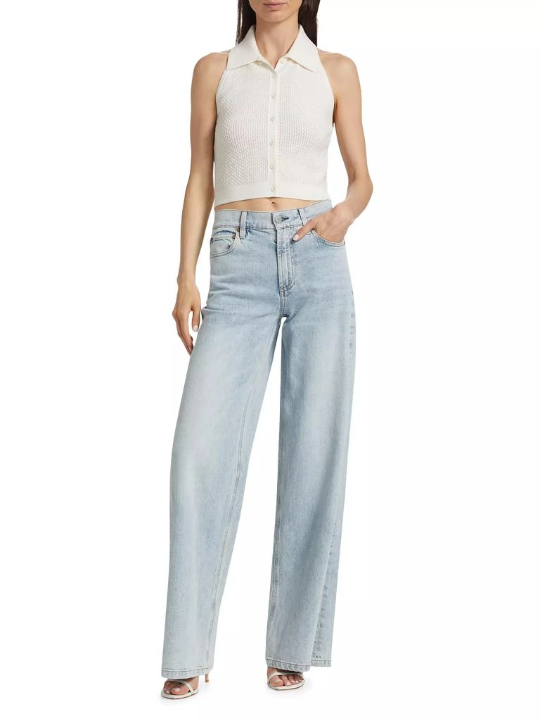 Alice + Olivia Miles Pointelle Knit Tank 2