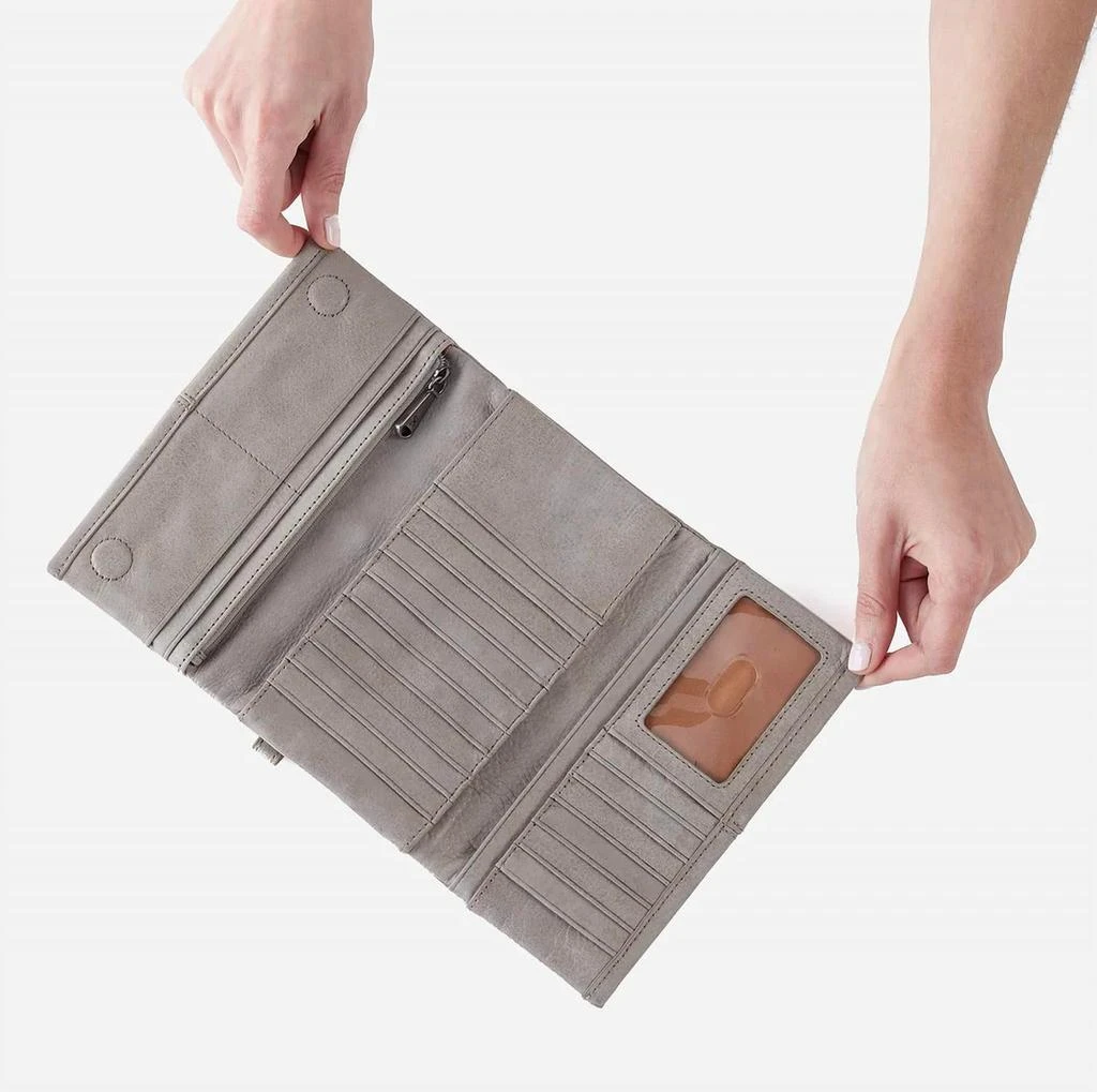 Hobo Keen Women's Wallet In Granite Grey 3