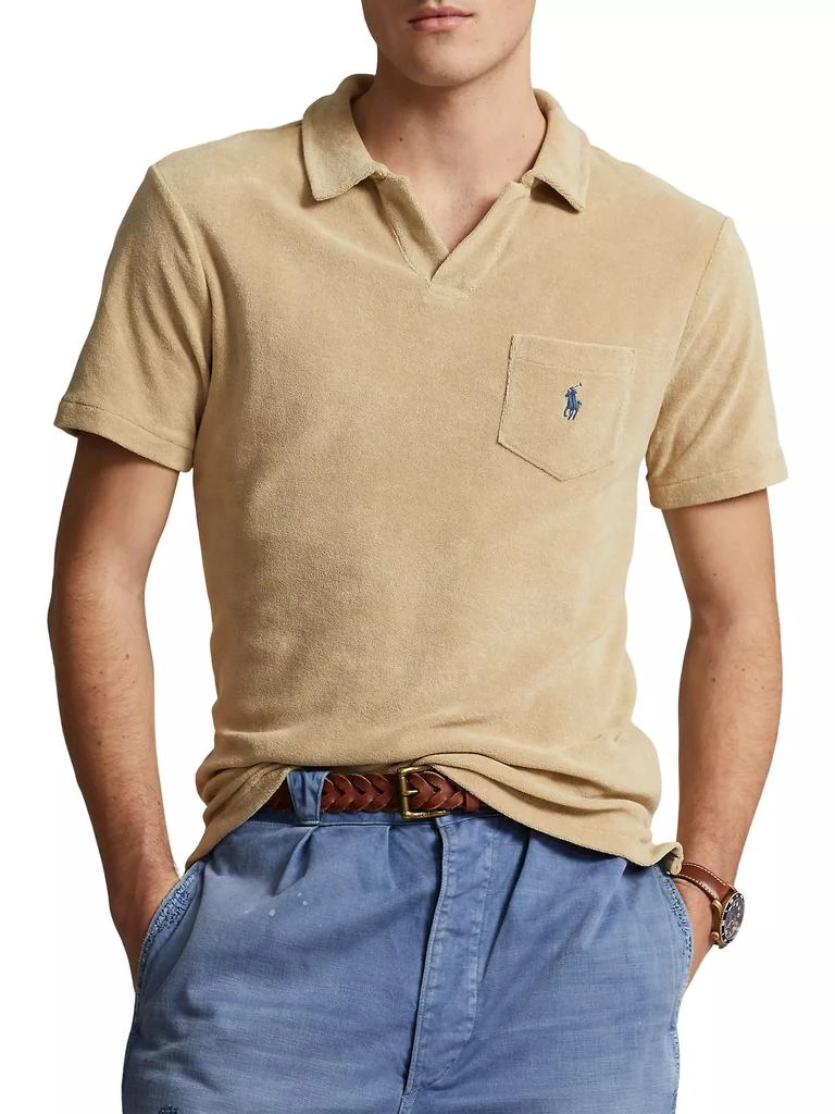 Ralph Lauren Cotton-Blend Terry Polo Shirt 3