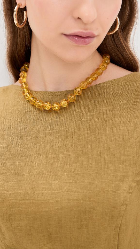 Jia Jia 14k Jumbo Citrine Sphere Necklace