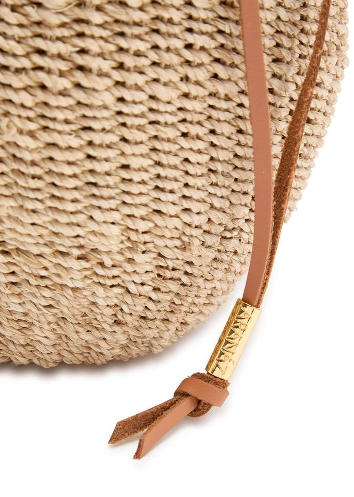 ARANAZ Carmen mini raffia bucket bag 3
