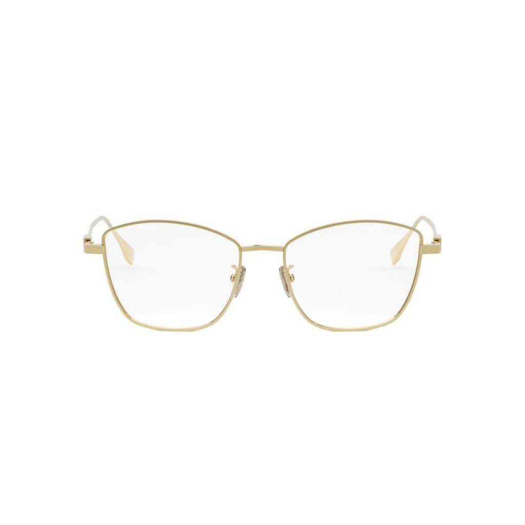 Fendi Fendi Eyewear	Irregular Frame Glasses 1