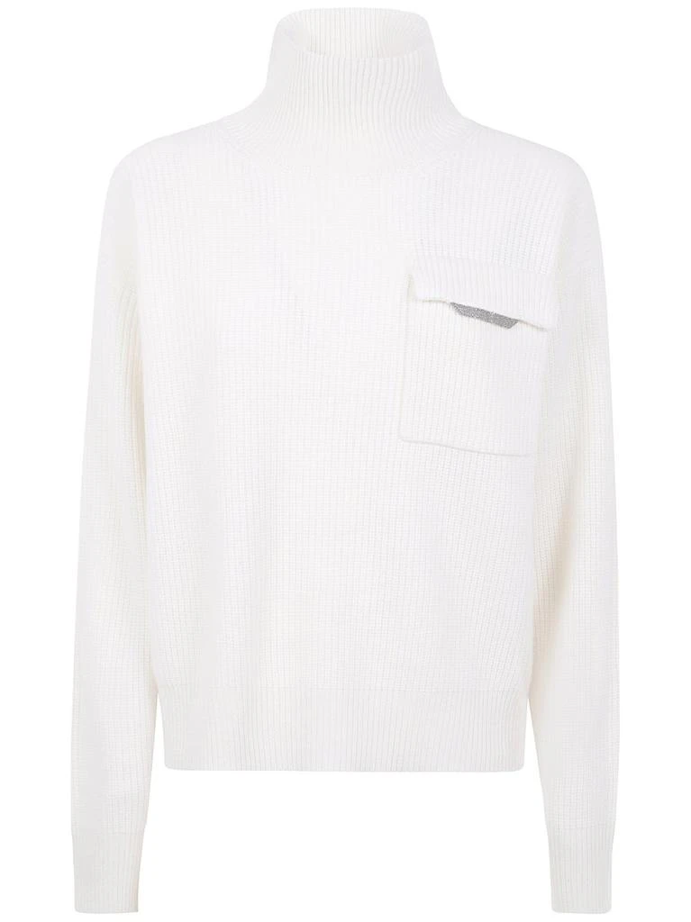 Brunello Cucinelli Brunello Cucinelli Long-Sleeved Turtleneck Sweater from Cettire