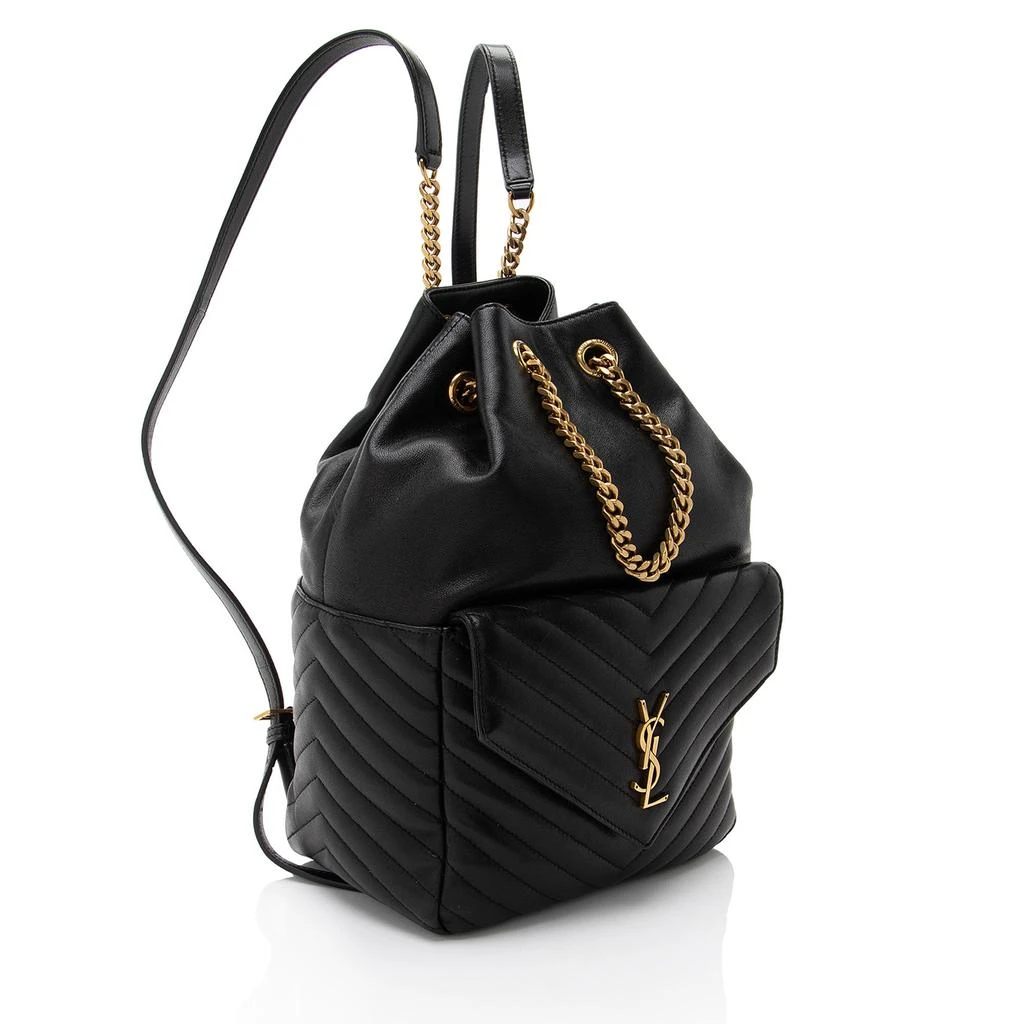 Yves Saint Laurent Matelasse Lambskin Monogram Joe Backpack 2
