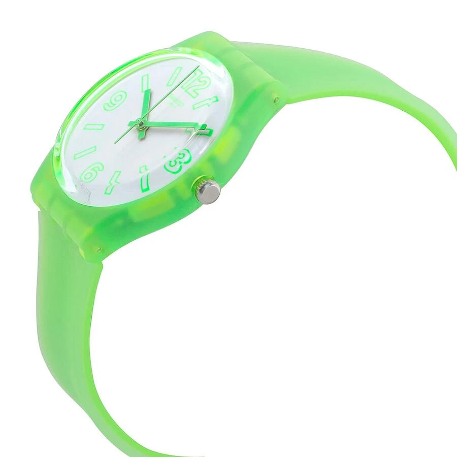 Swatch Electric Frog Quartz White Dial Unisex Watch GG226 2